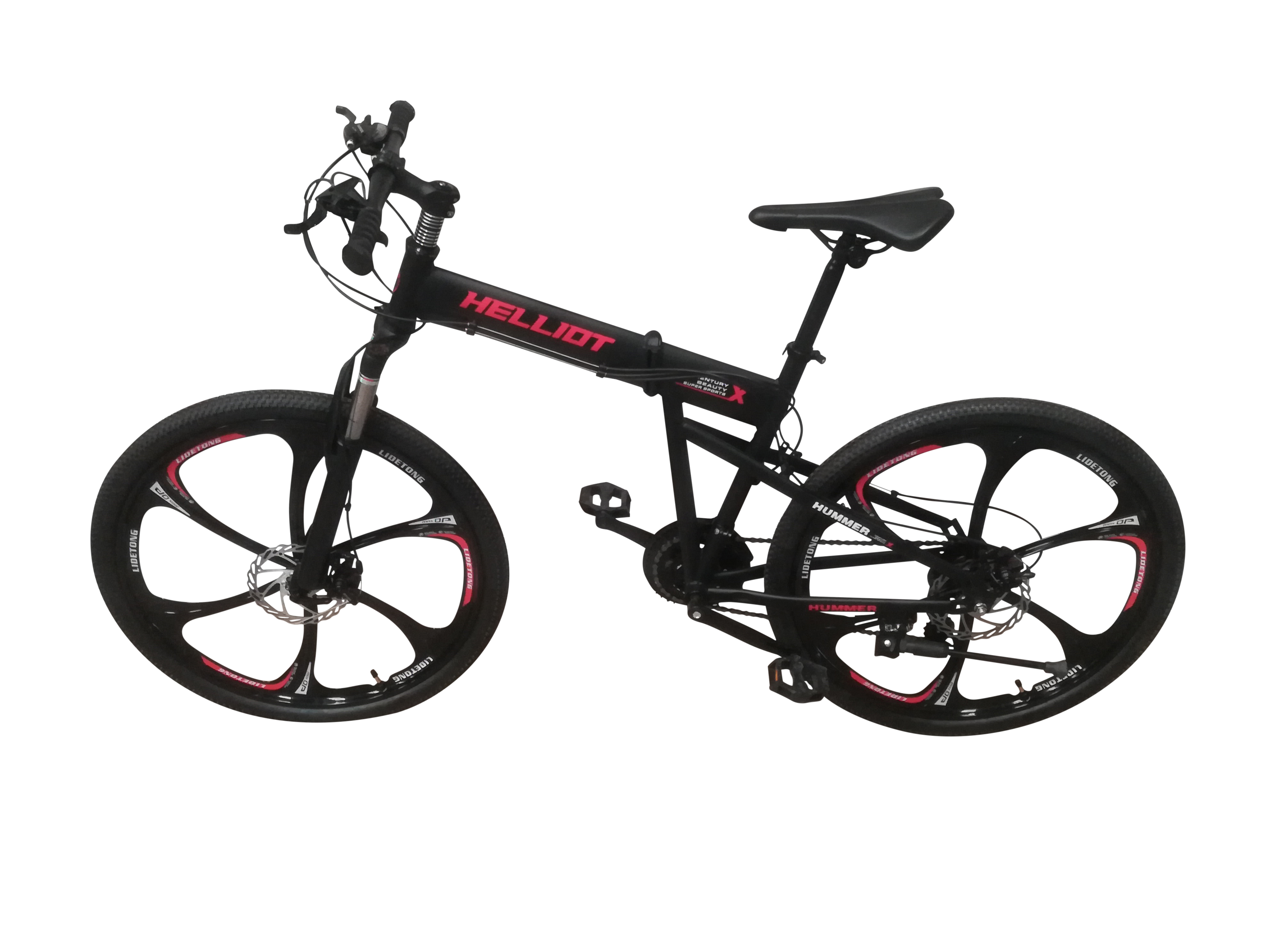 Huidige versus Valkuilen Helliot Bikes - Helliot Hummer opvouwbare mountainbike (zwart)